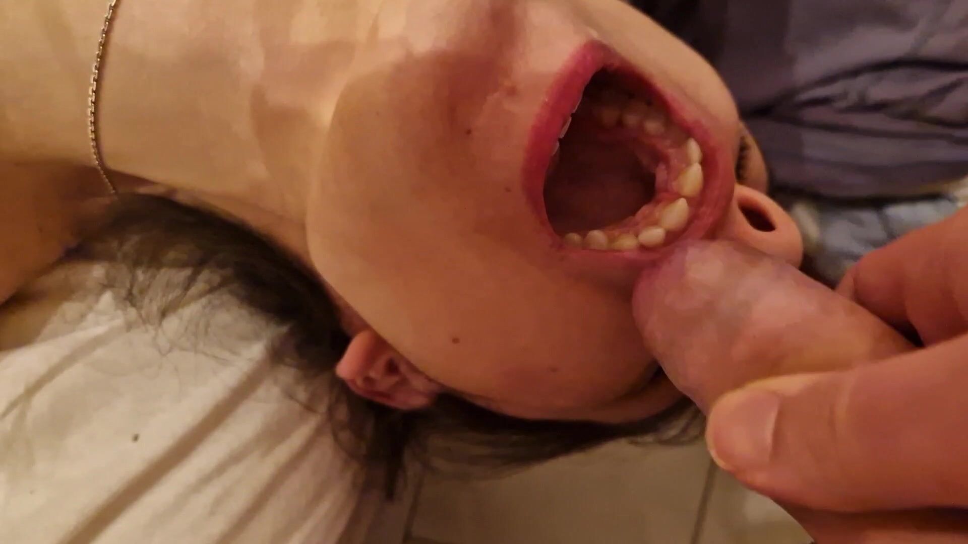 CUM IN MOUTH & FACE 💦🍆