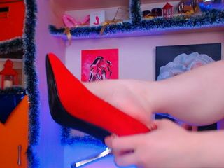 Sweet red heels