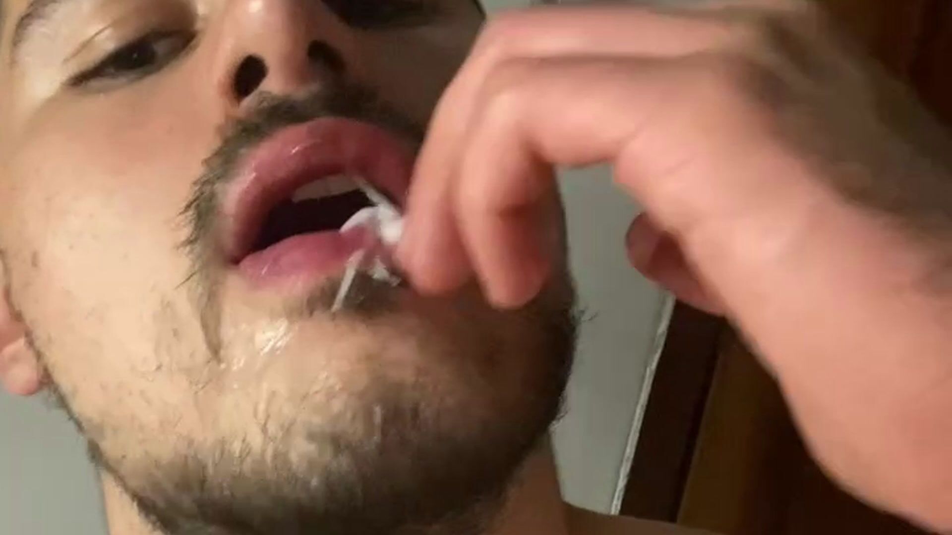 Eating my cum