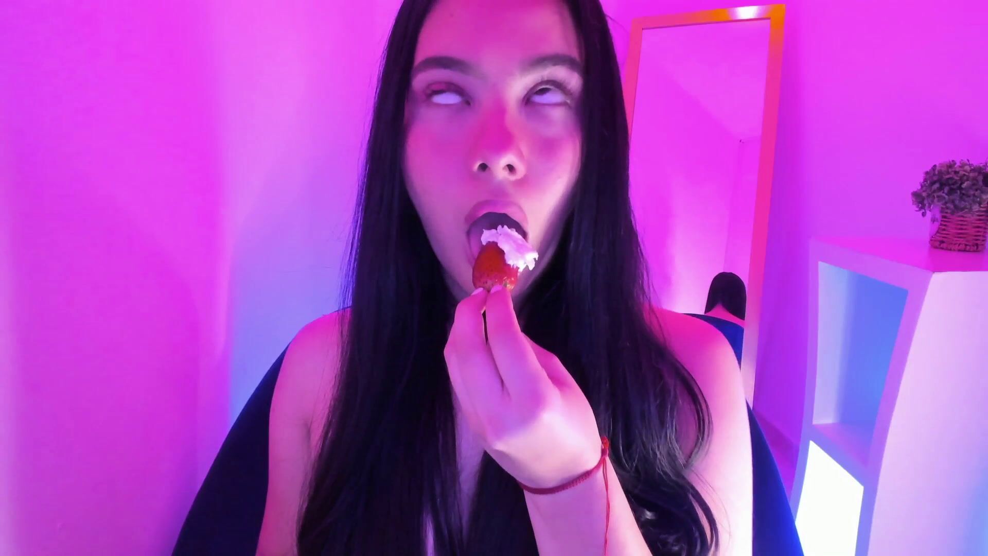 Cream + ahegao + suck