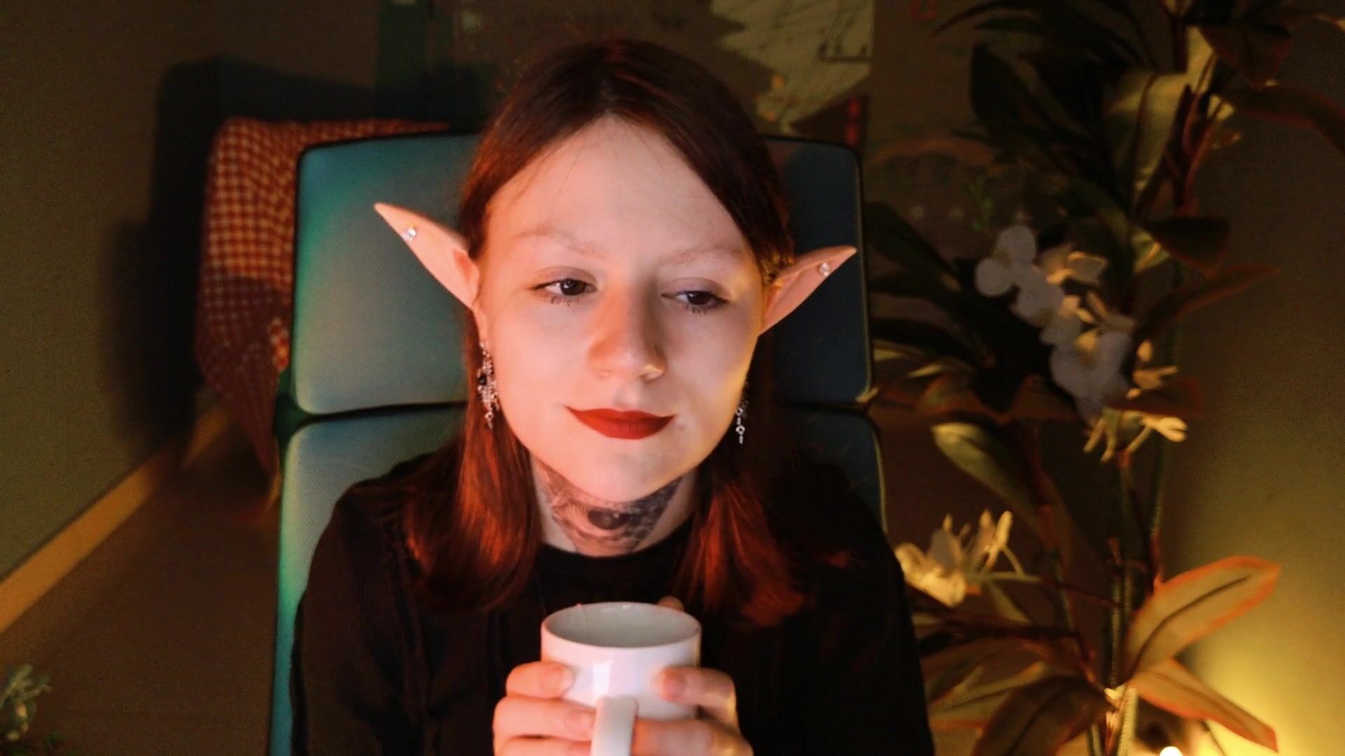 When Ester got mad at everyone, calmed down the circus in the chat and now drinks mint tea: