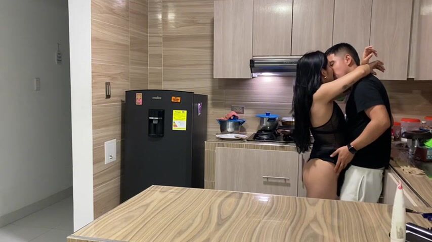 🔥💖 Hot play in the kitchen  💖🔥