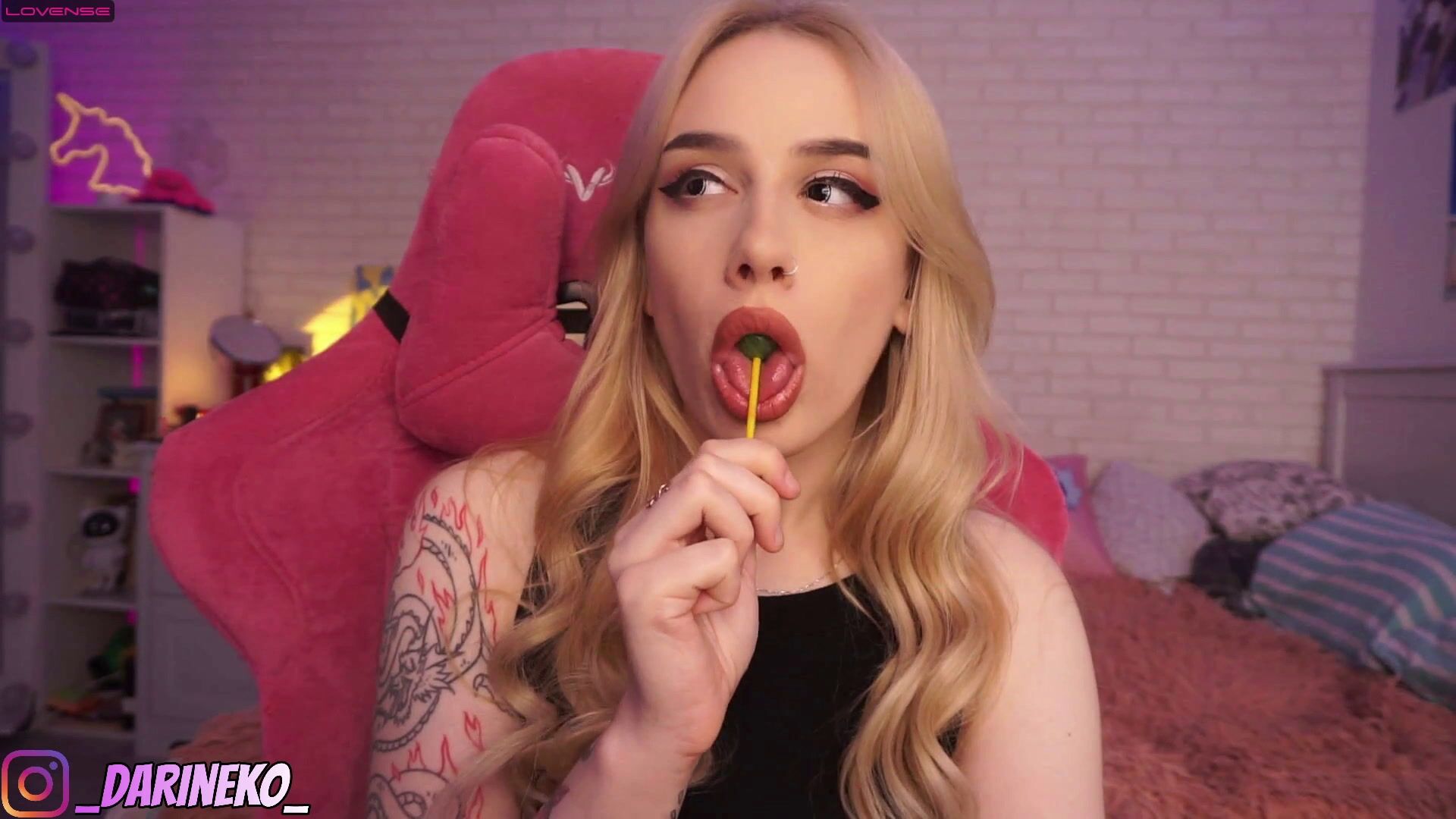 SUCKING LOLLIPOP