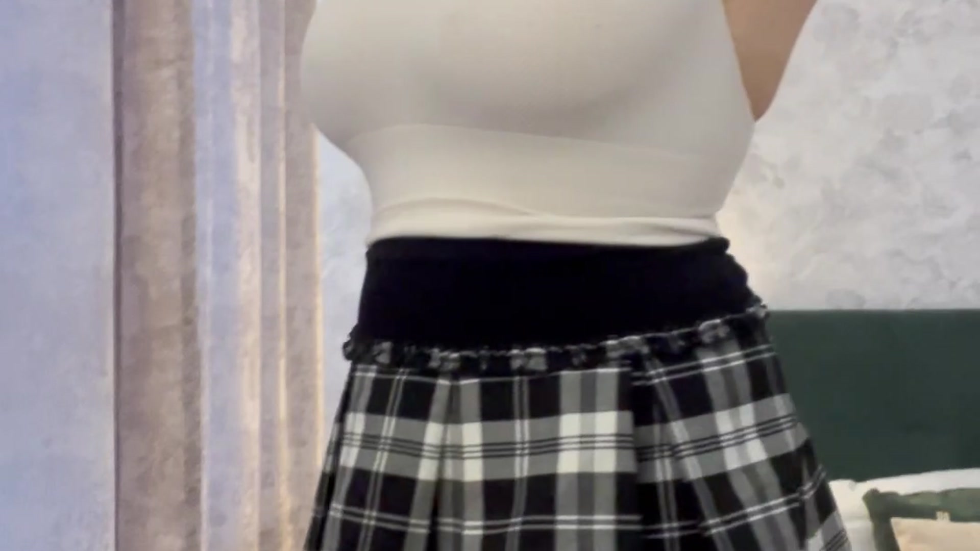 up skirt tease