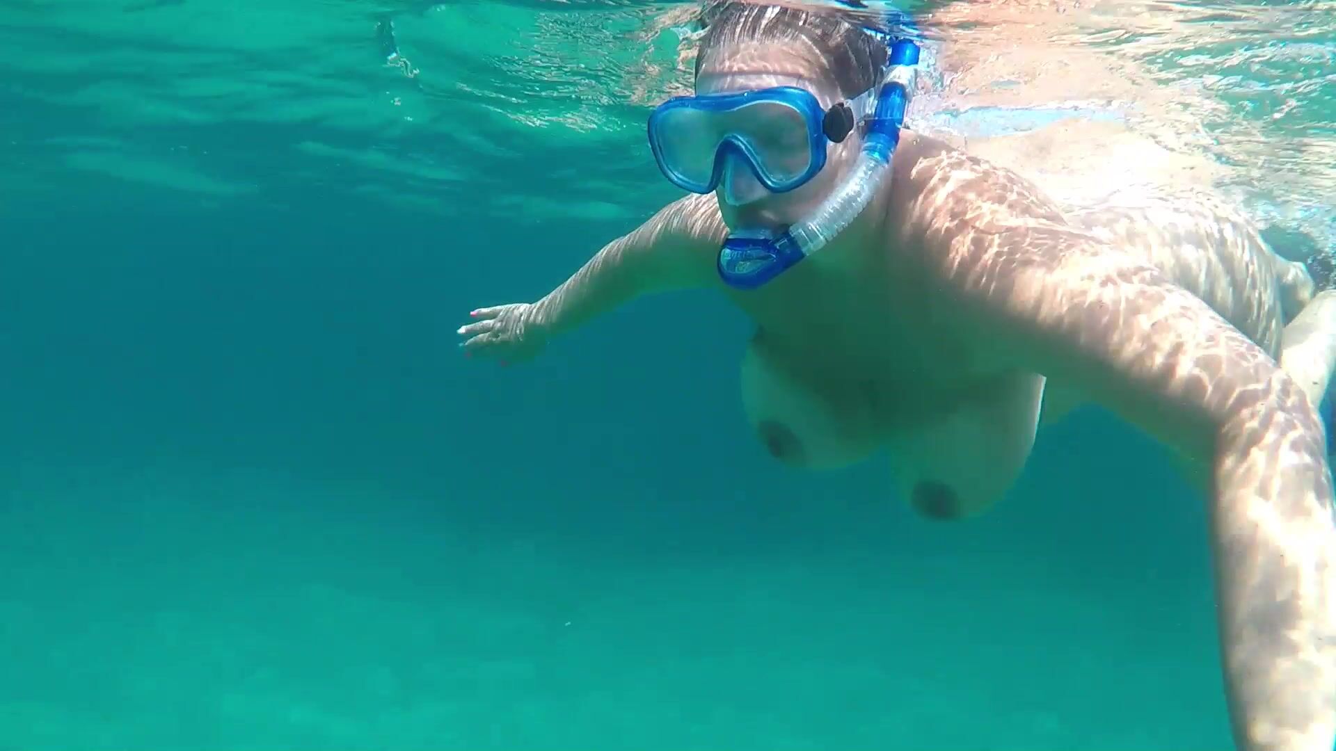 Naked Snorkeling