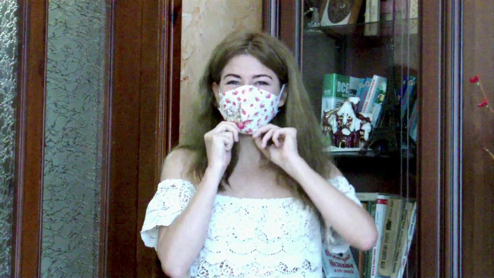 Home-Made Vid — Playful Blonde In Mask