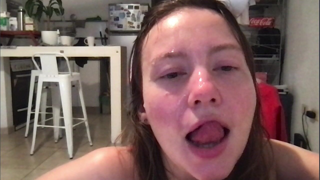 cum on face