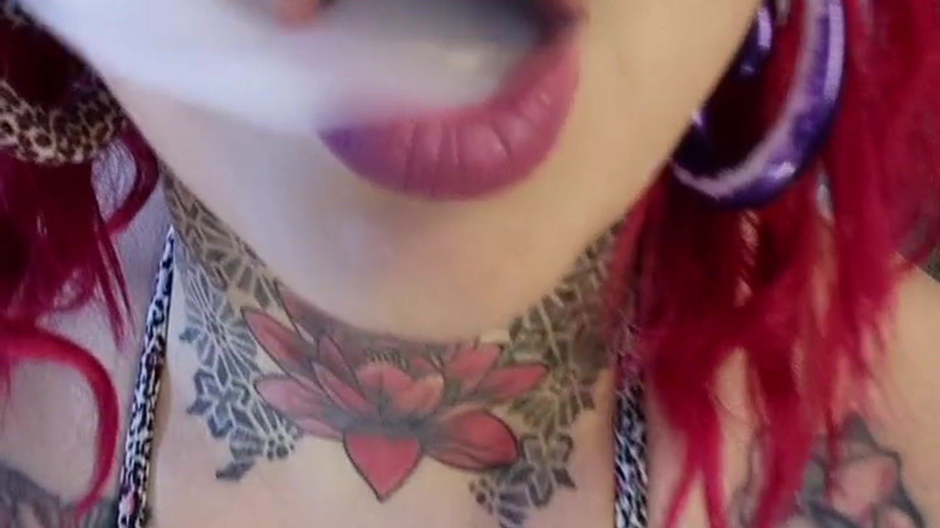 Would you like my tongue pierced by your hard cock while I smoke?