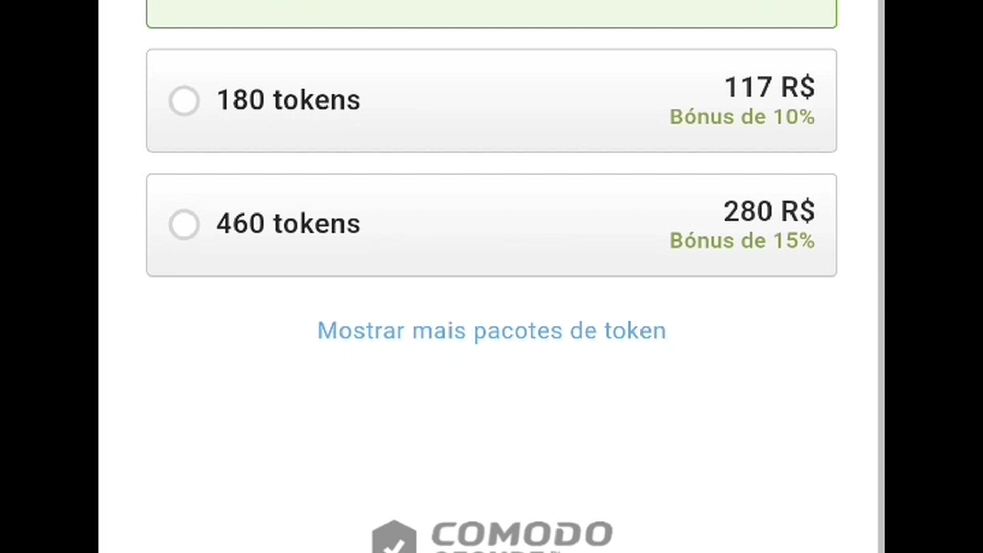 COLOCANDO TOKENS