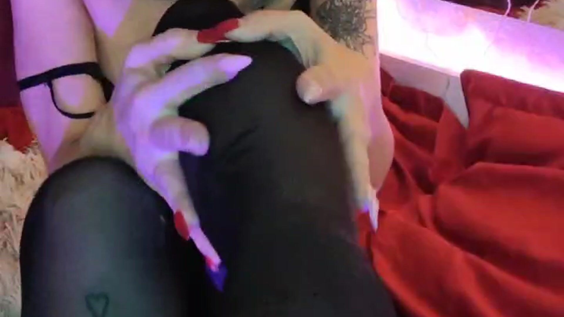 Ripping my tights nylon fetish video - XXX video by cherry_milk_xx