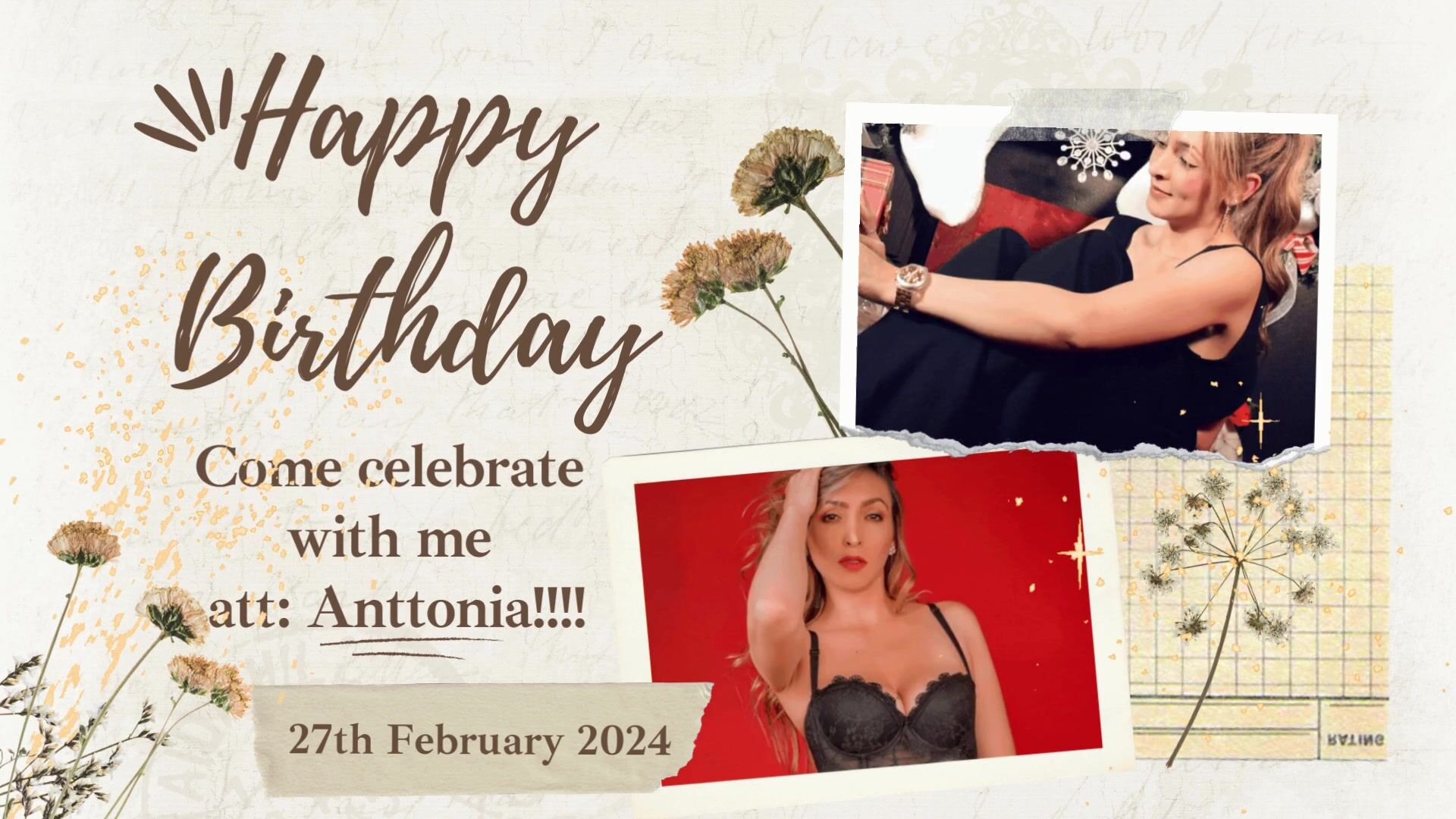 Anttonia!!!! Happy birthday ♥