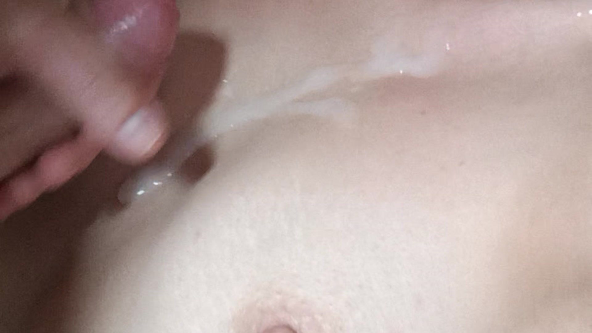 Cum on tits
