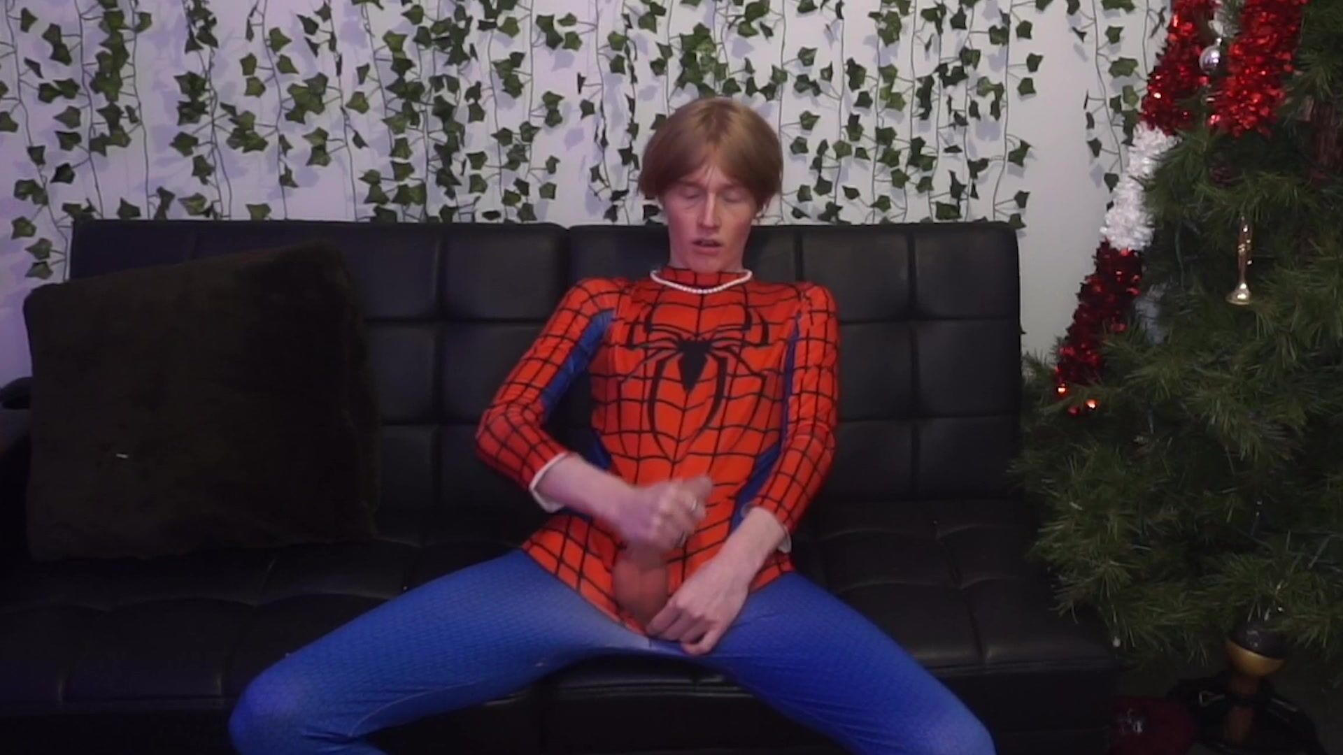 spiderman jerking off