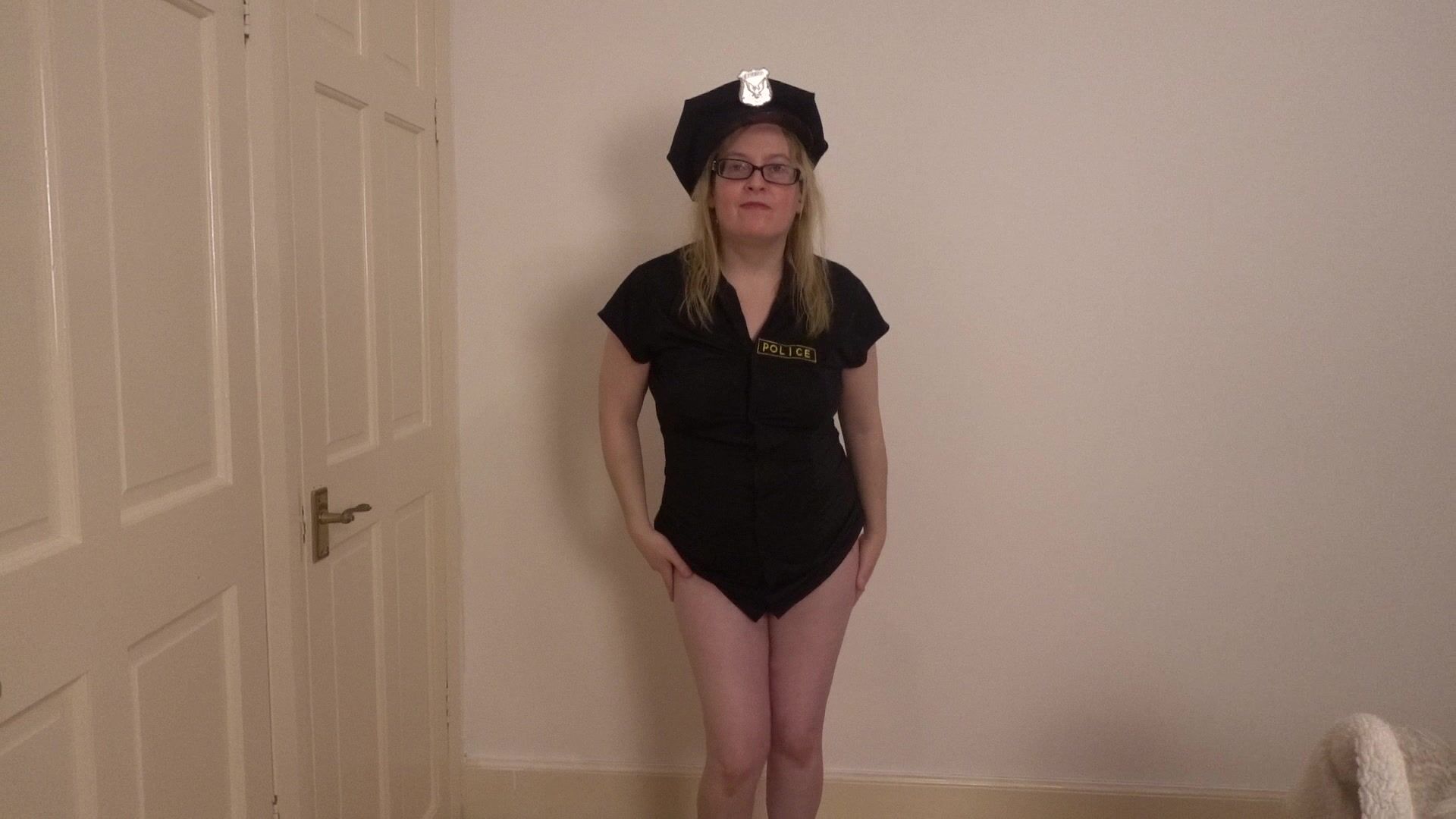 Sexy Dancing Striptease in police Uniform