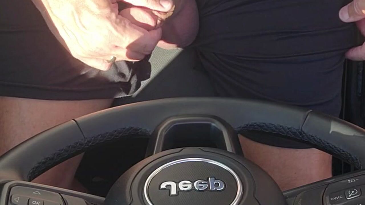 Cock out in Jeep while driving!