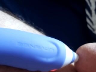 Vibrating Lovenese Hyphy tip inserted in my cock!