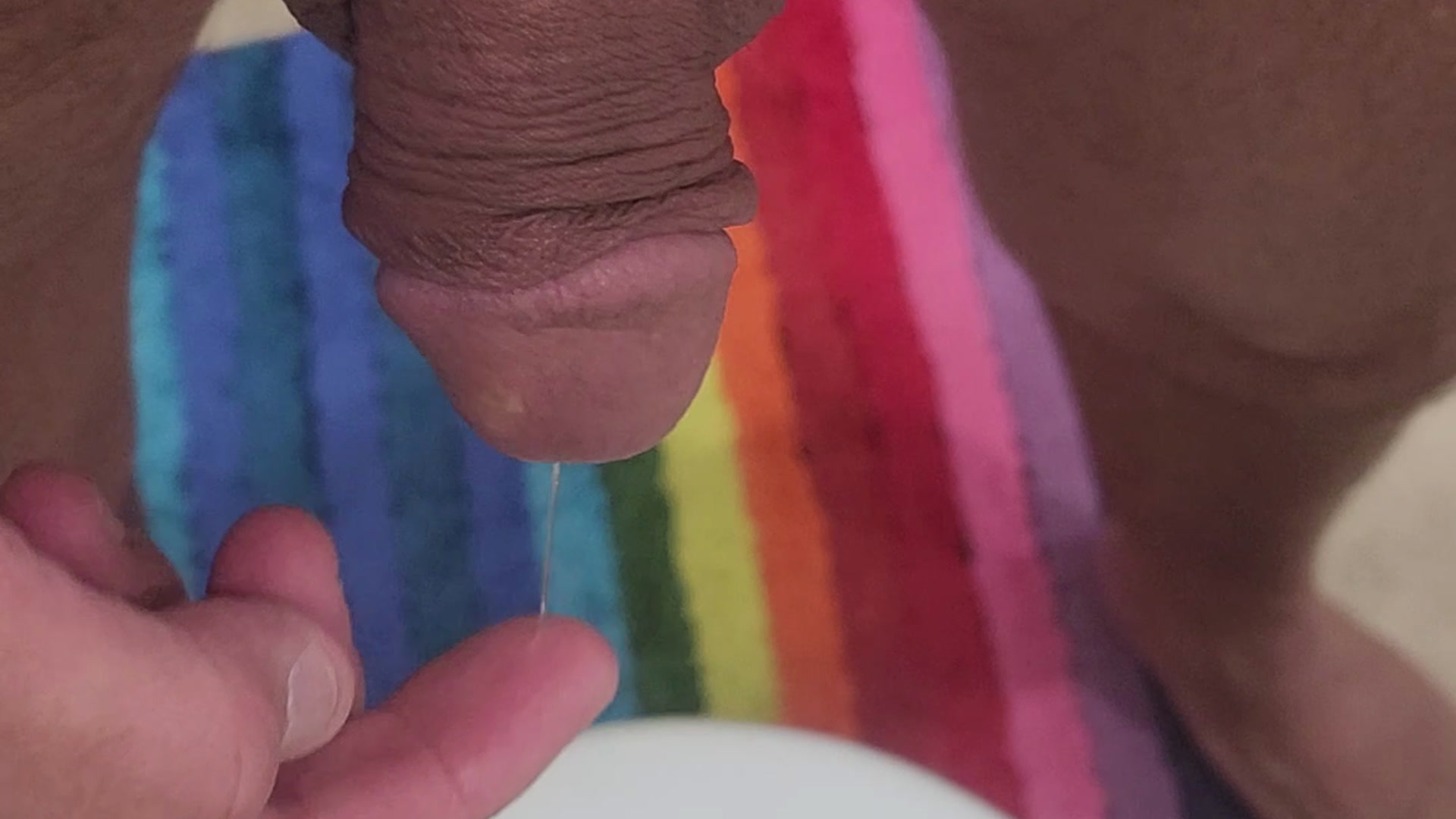 A little precum with soft cock - video by theclubist111 cam model