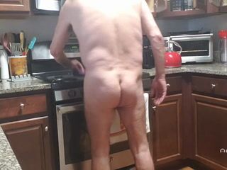 Kitchen chores NAKED with ASS SPREAD!  16 Minutes! - video by theclubist111 cam model