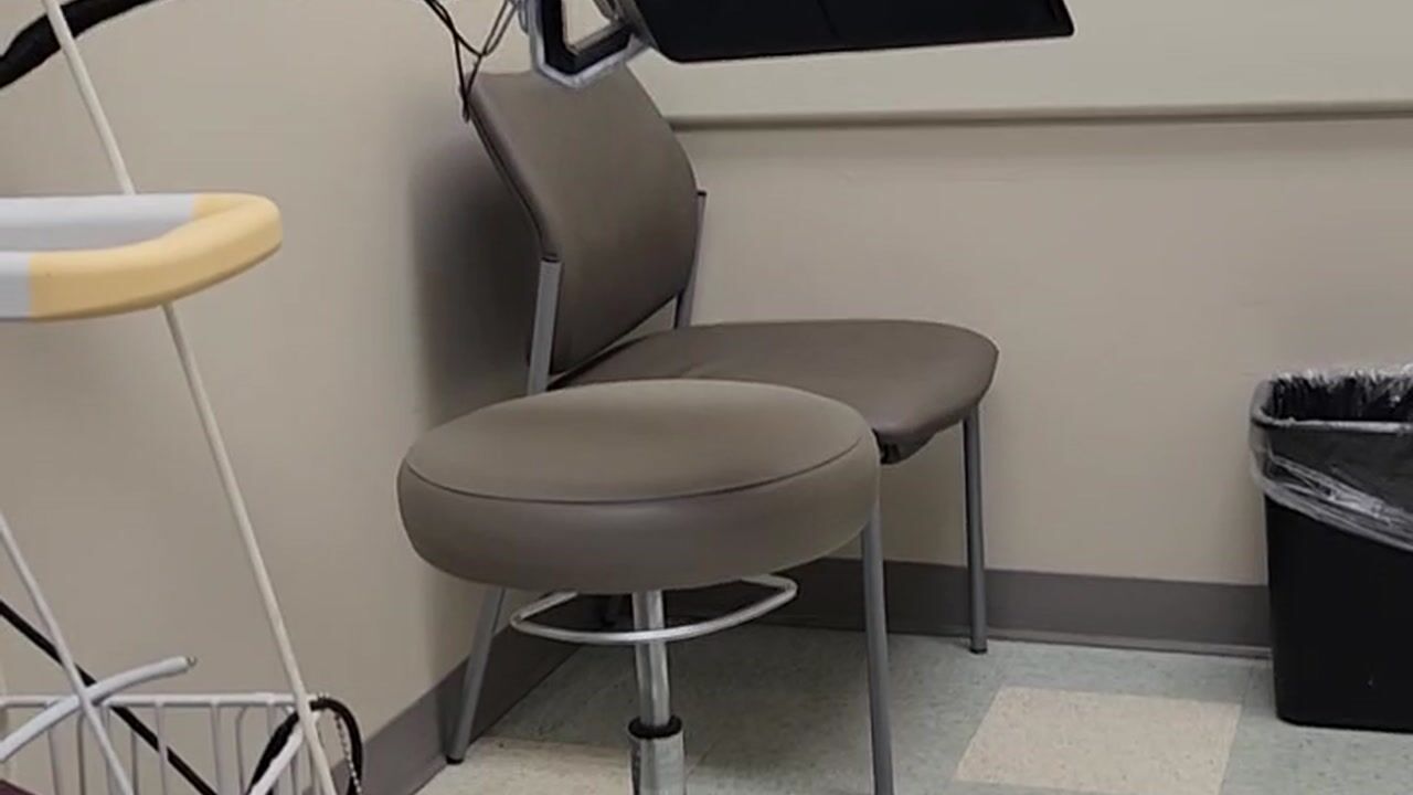 Doctor exam room, cock out!