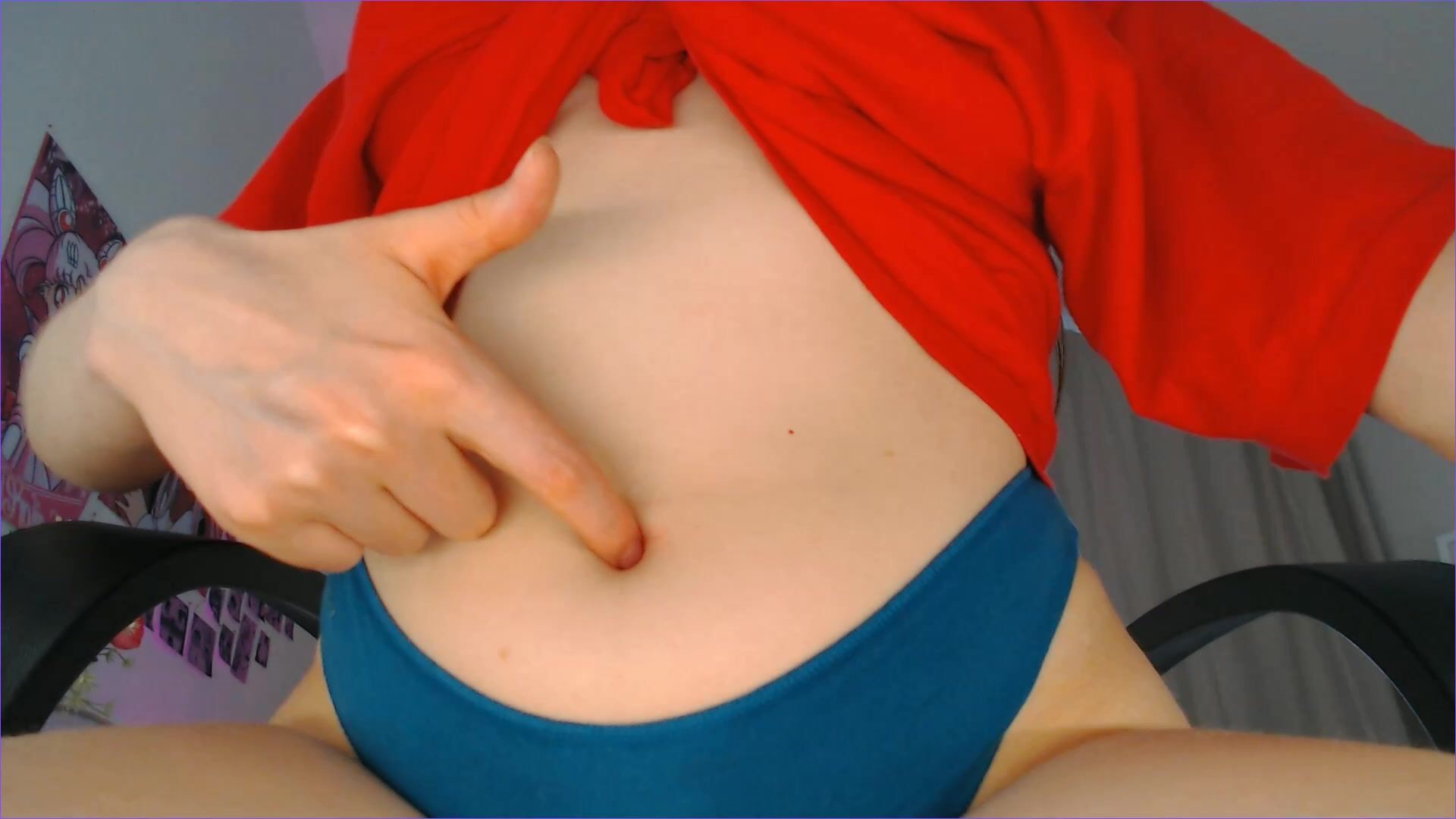 sexy belly button play