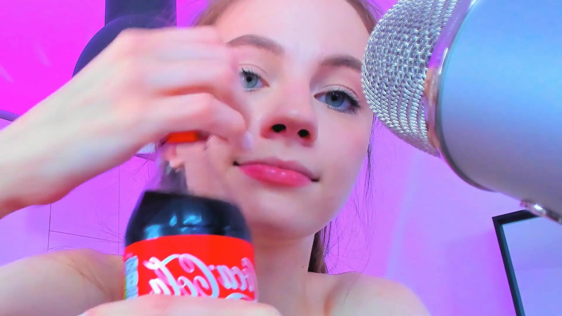 ASMR chips coke and puc-puc candy