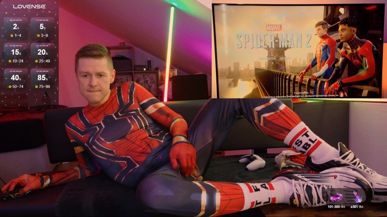 P1 Lets Play and Fuck Spiderman