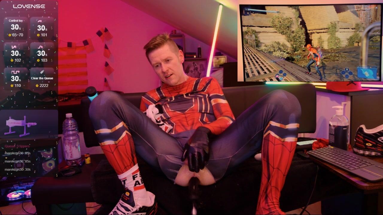 P4 Lets Play and Fuck Spiderman