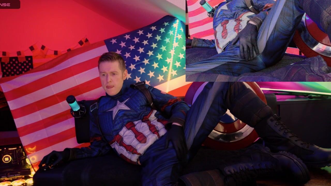 P1 Captain America Jerking