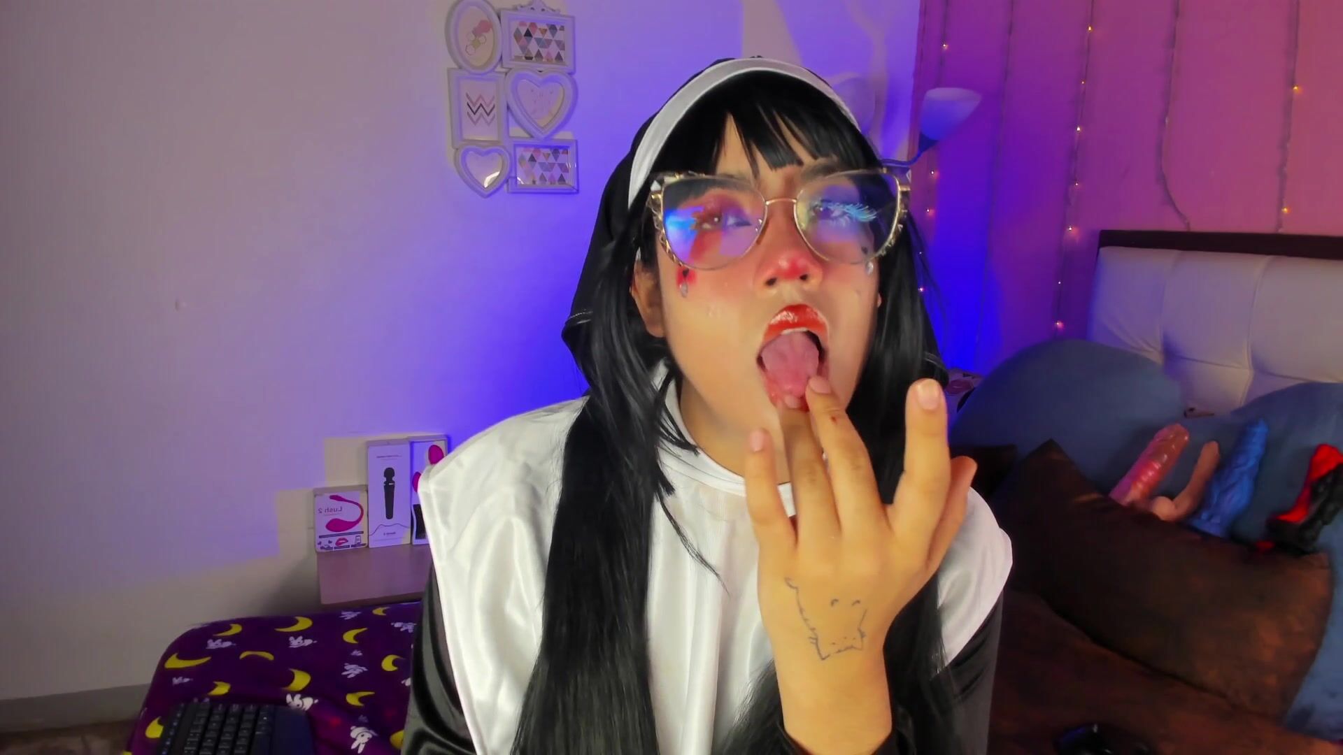 give your cock to this pervert nun