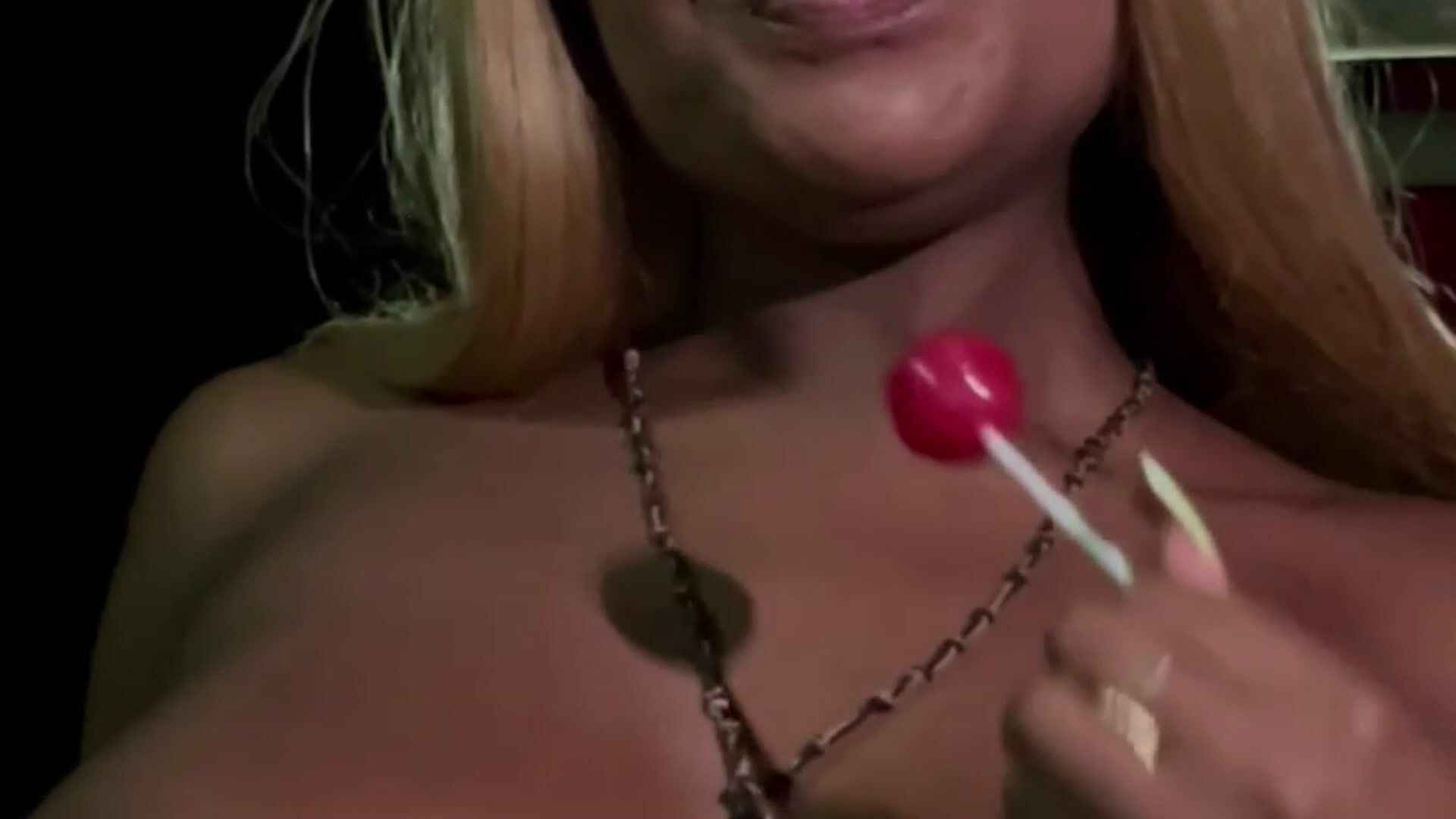 Masturbating with my lollipop!