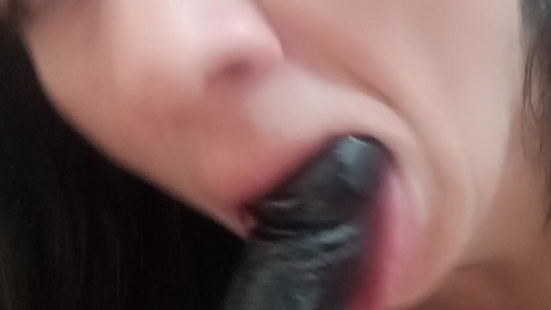 a black cock in my mouth