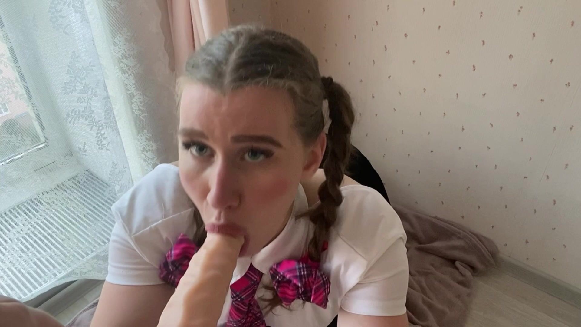 roleplay schoolgirl blowjob