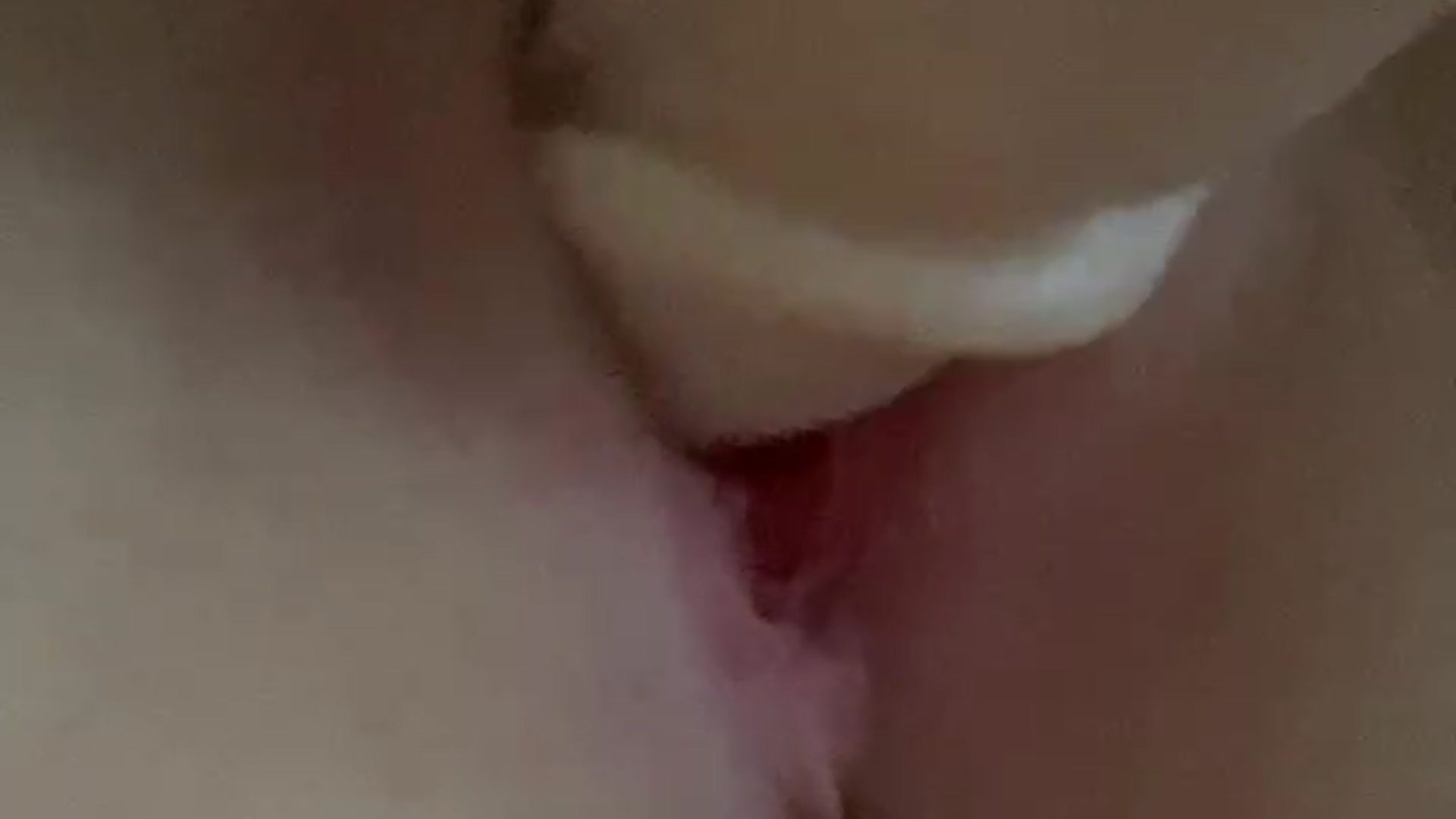 close up tight pussy fuck dildo