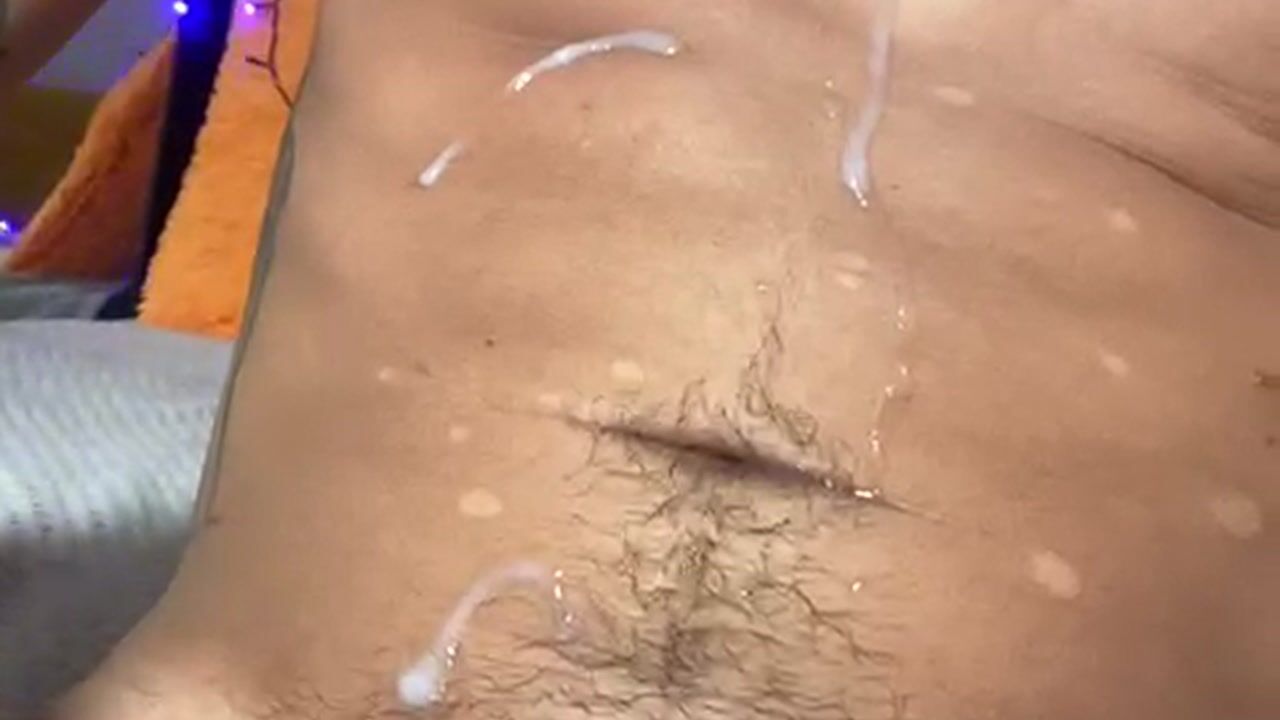 a huge cumshot