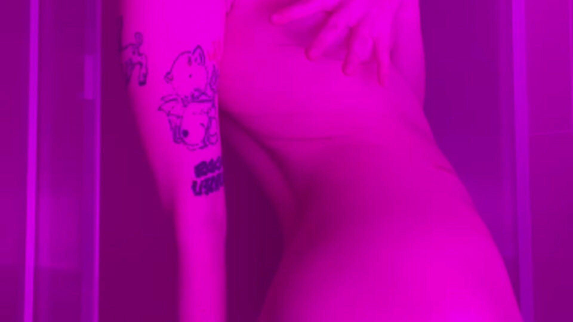 your bitch showed her charms in the shower ✨