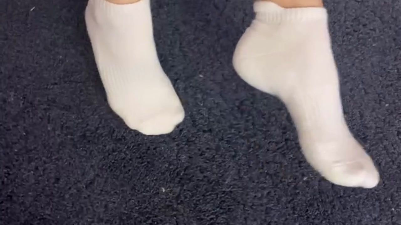 My feet in white socks :)