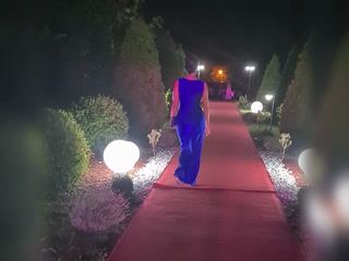 Blue dress - video by LaraCharm cam model