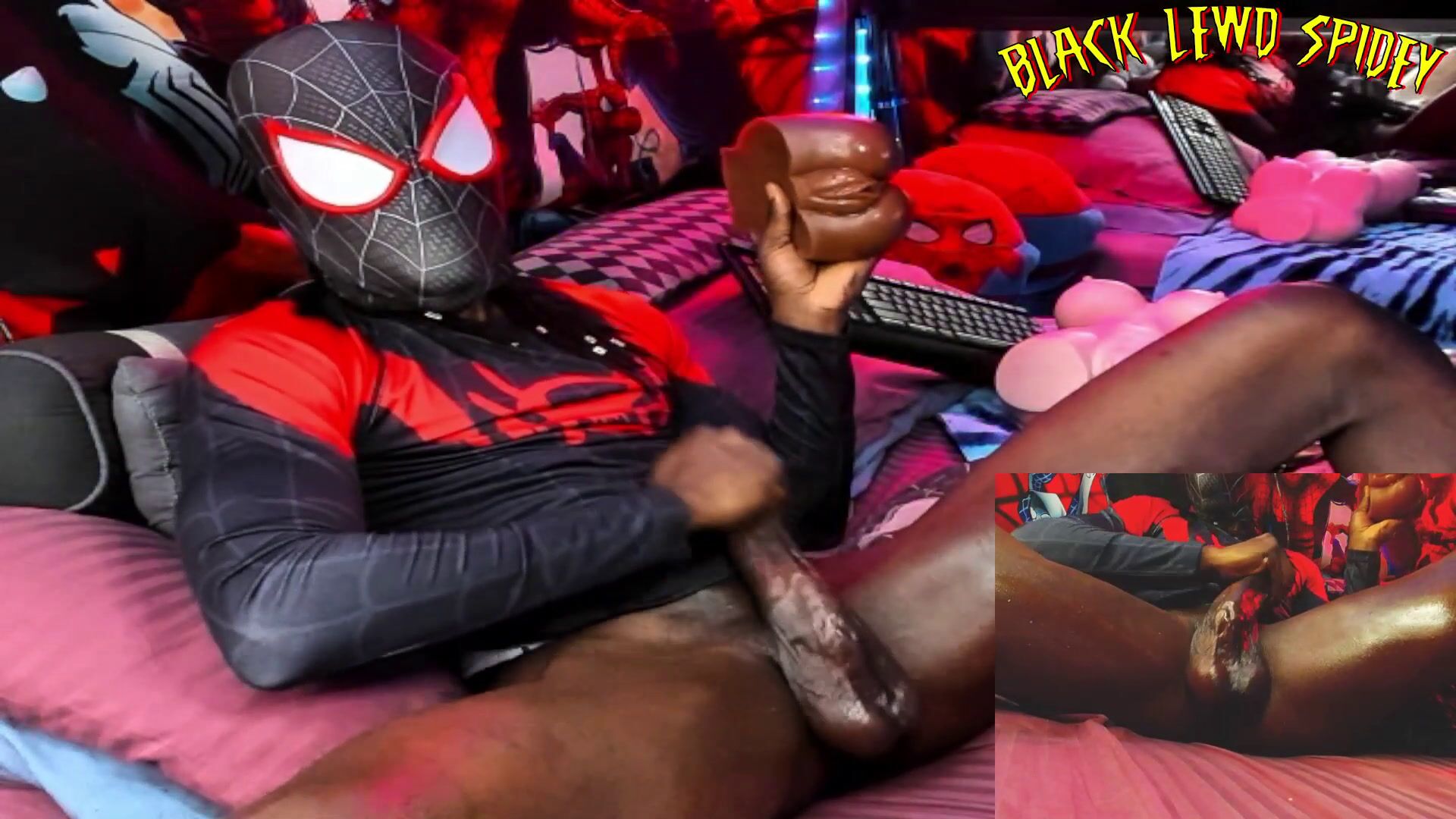 Black Lewd Spidey Live Stream 10 Part 3