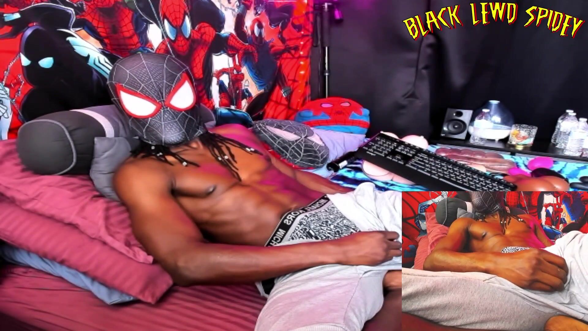 Black Lewd Spidey Live Stream 18 Part 1