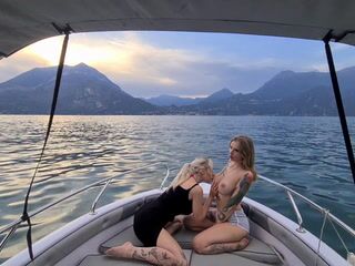 lick titts on a boat sunrise - video by StellaCinderella cam model