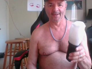 Two day load in my balls. Using my new rotating dick toy. I squirt!