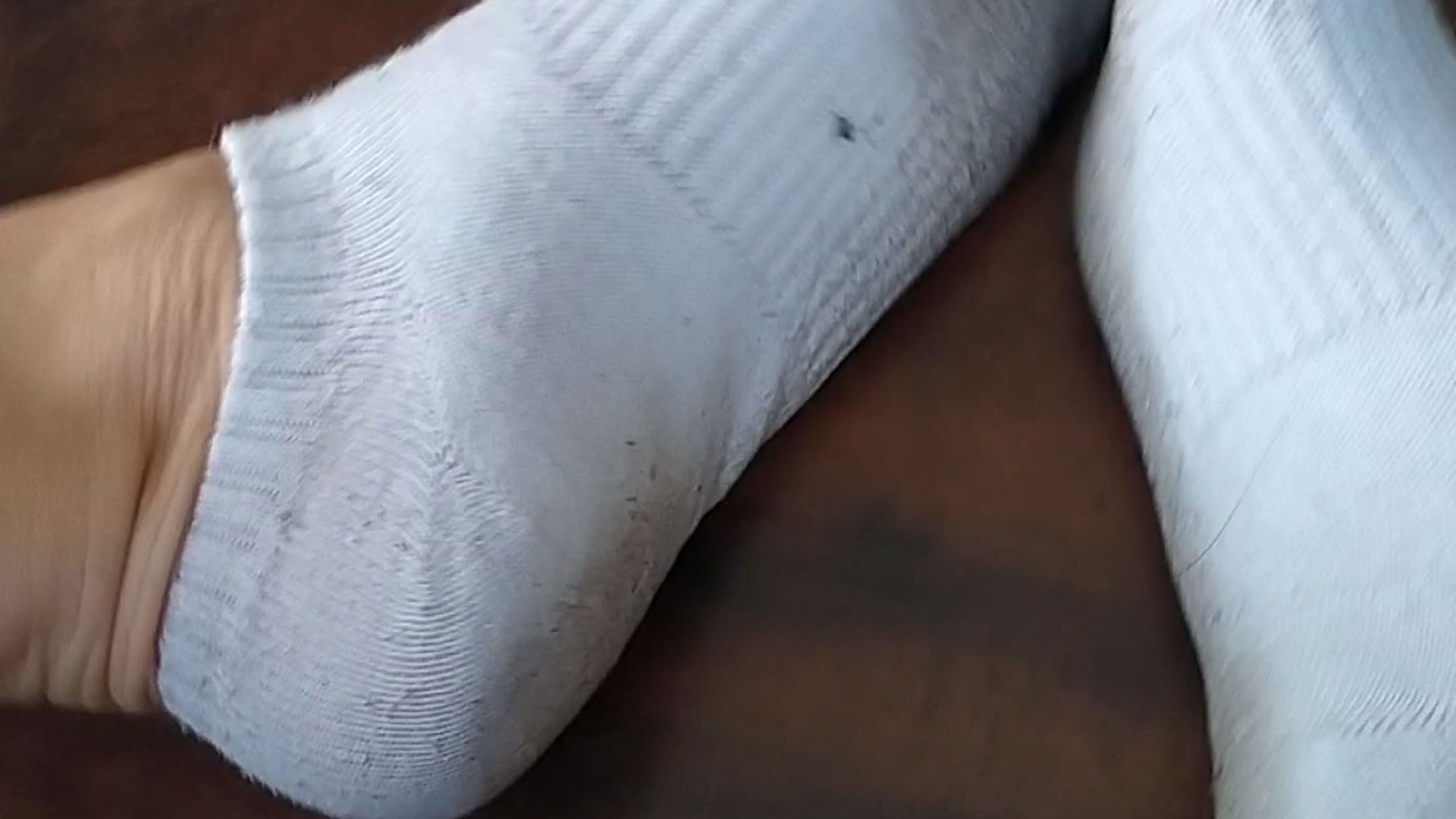 Dirty white sock check