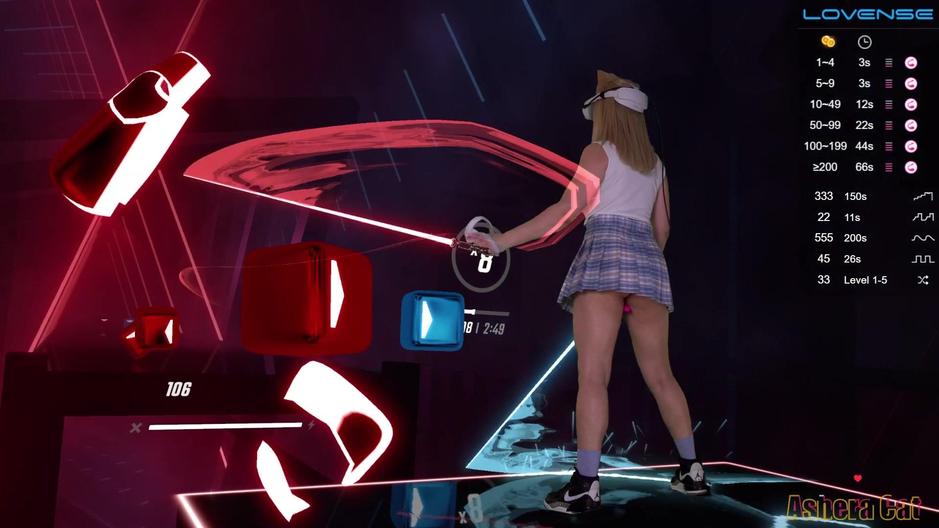 Beat saber Expert play. Technologic - Daft Punk