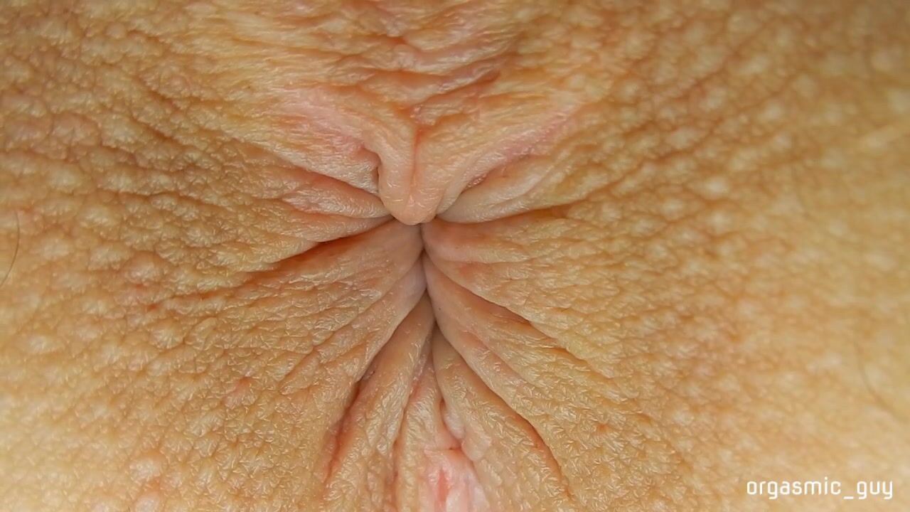 Pulsating Orgasm with Anal Contractions close up Asshole