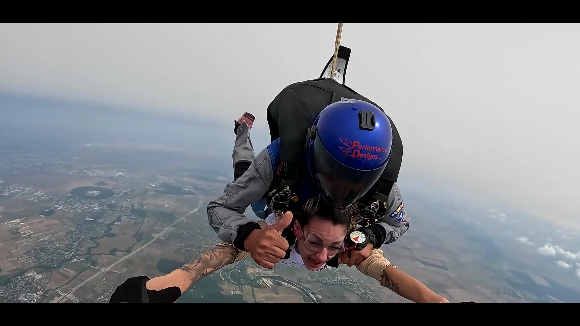 Jumping from a plane ;)