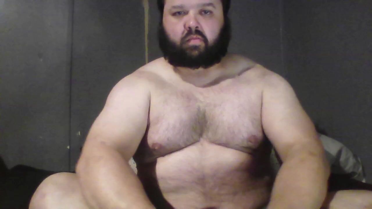 Flexing my pecs, and arms