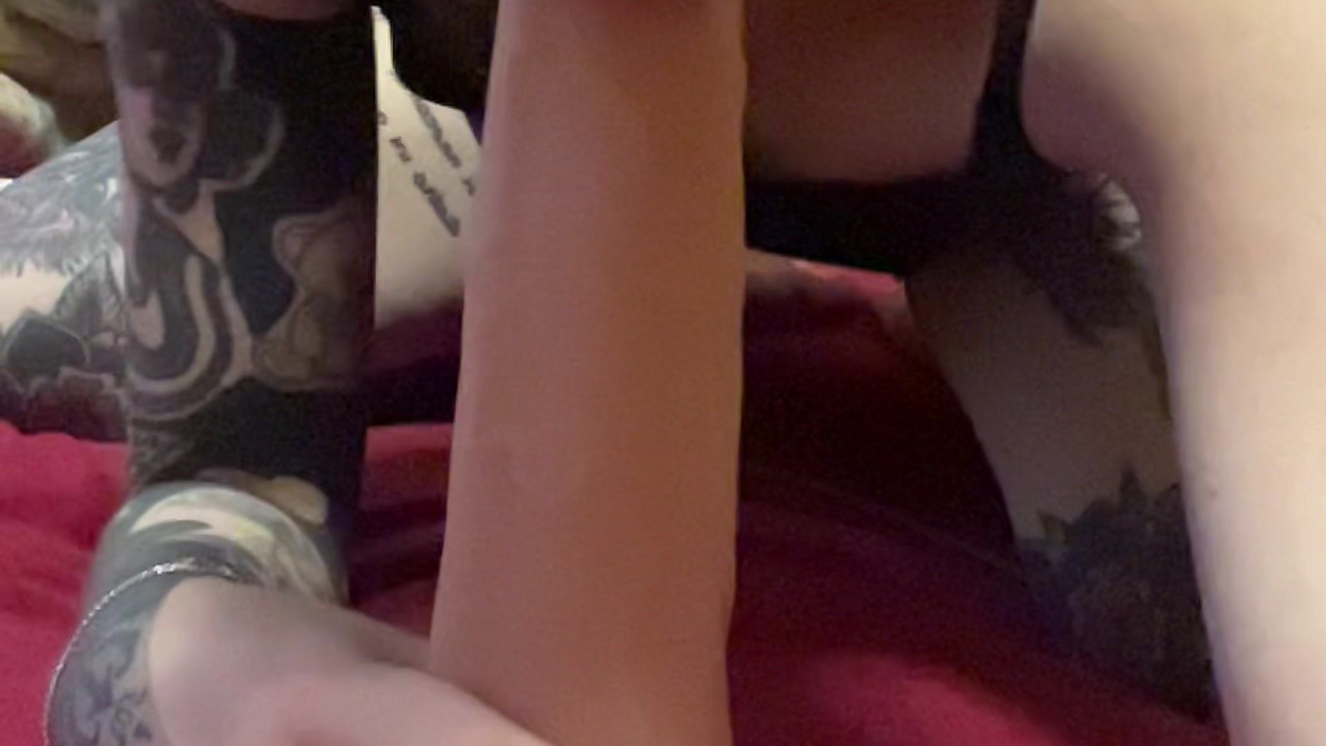 Dildo sucking