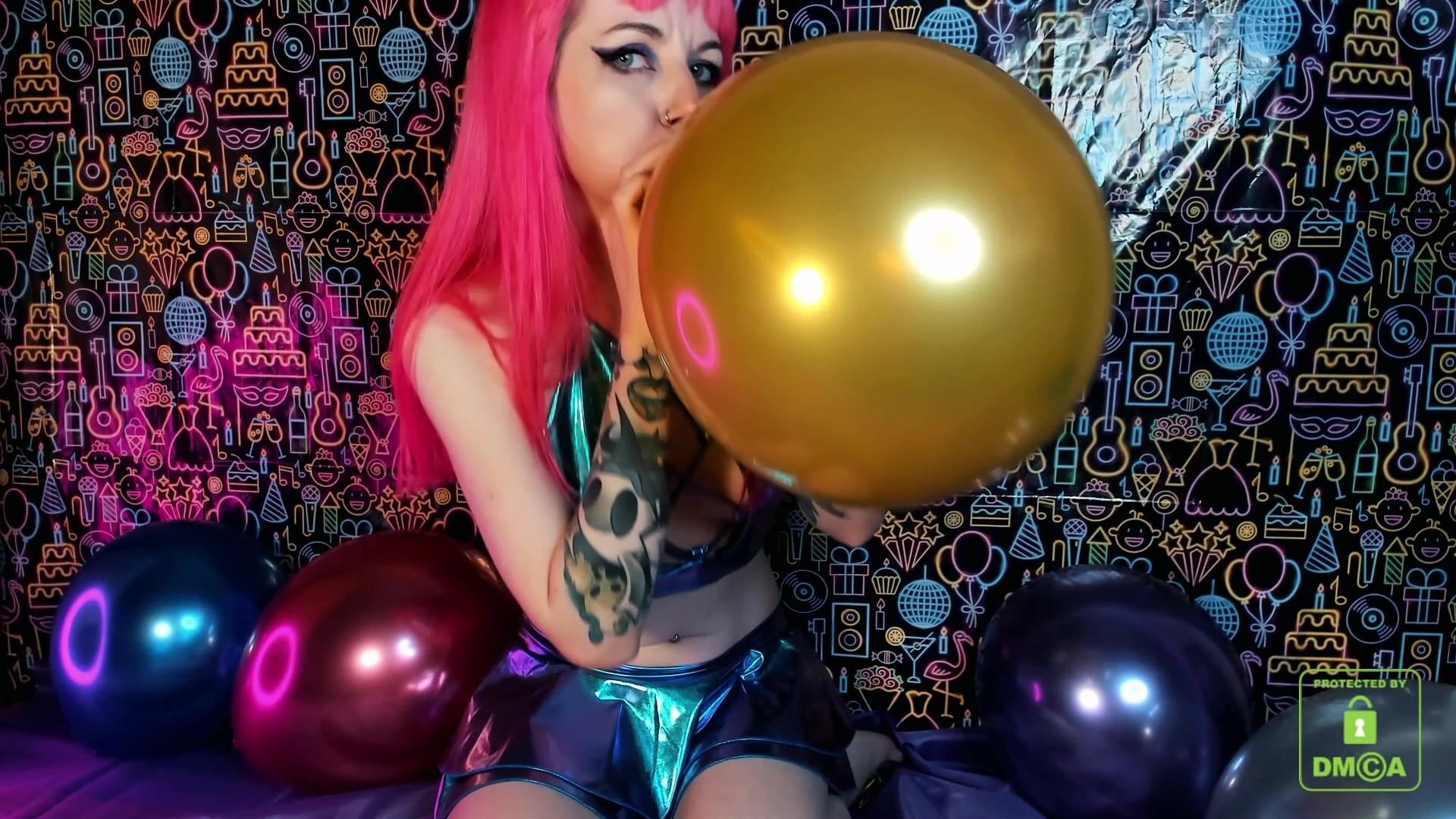 Inflating balloons