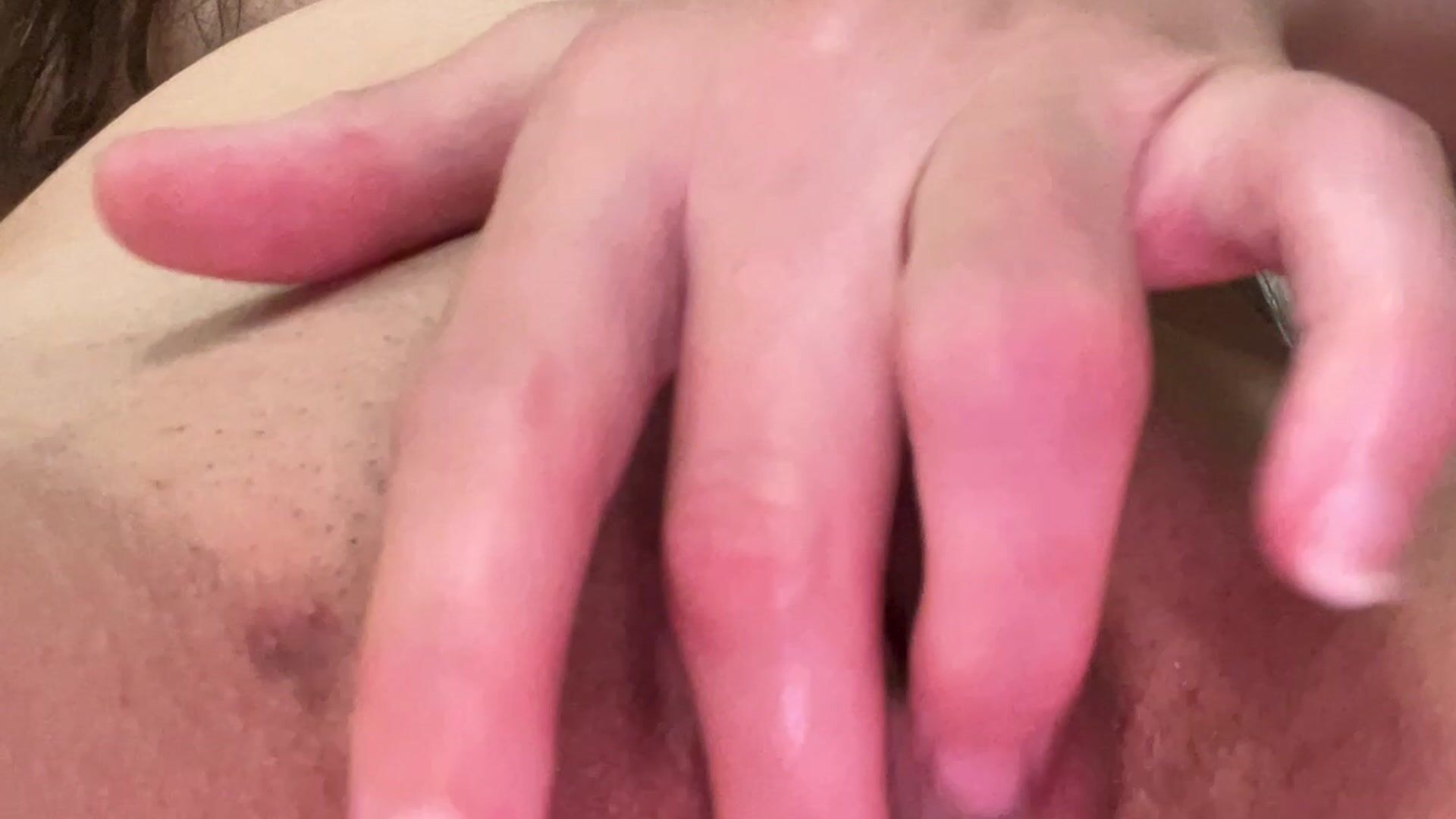 fingering in a wet and smooth pussy