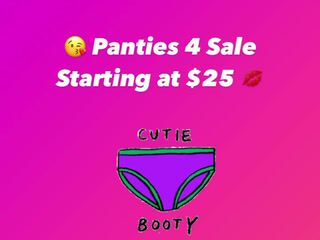 Panties 4 Sale - video by Naughty_Gurlslut69 cam model